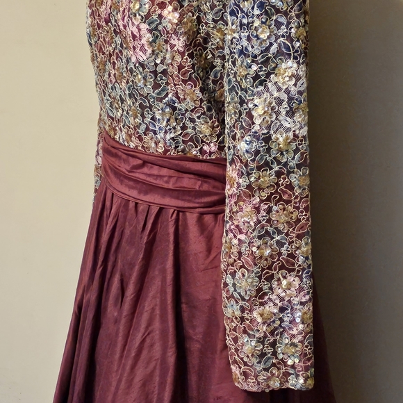 FABULOUS JONATHAN TAIT VINTAGE  TAFETTA PARTY DRESS!!! 👗 ❤️ 🩷 - Picture 11 of 16